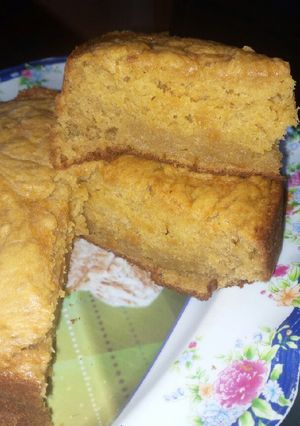 A picture of Gooey Yummy mango cake.