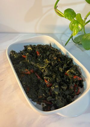 Foto resep Daun Singkong Tumbuk khas Medan