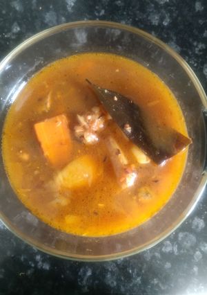 A picture of Chicken stew.