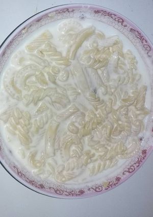 صورة لوصفة معكرونيه وزبادي