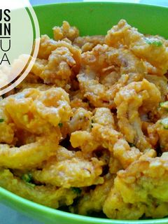 Foto resep Cumi saus Telur Asin
