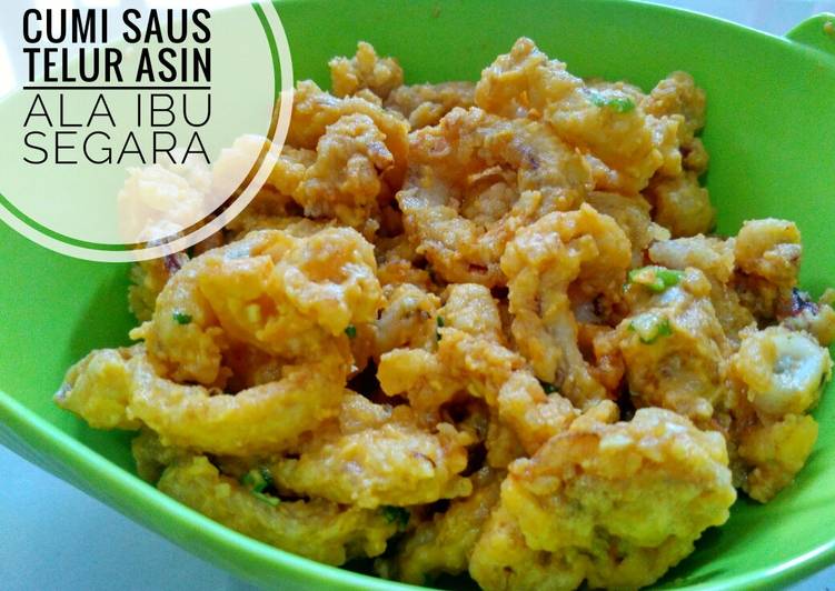 Cumi saus Telur Asin