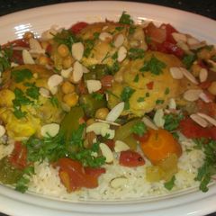 A picture of Moroccan Chicken Stew.