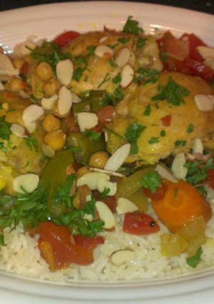 A picture of Moroccan Chicken Stew.