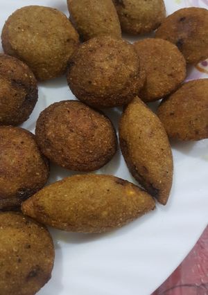 صورة لوصفة كبة البرغل المقلية 💞