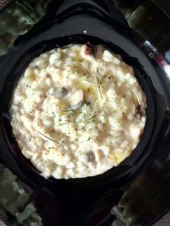 Una foto de Arroz con Boletus tipo Risotto