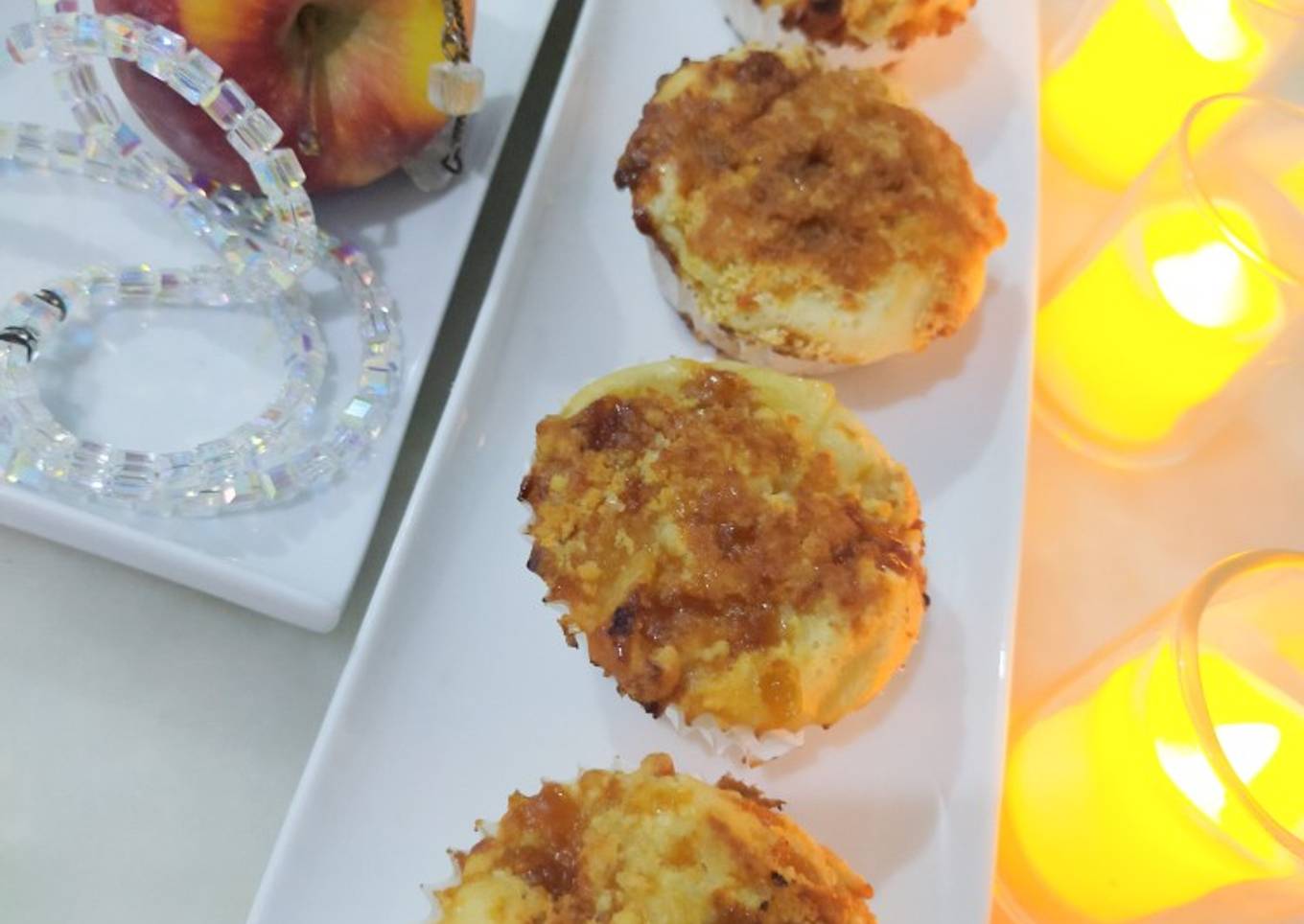 Steps to Make Quick Apple crumble muffins kid's favourite