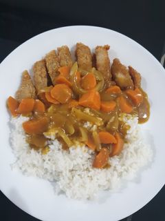 Foto resep Chicken katsu curry rice