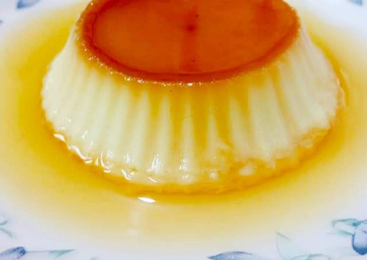 Easiest Way to Make Any-night-of-the-week Eggless Steamed Caramel Custard