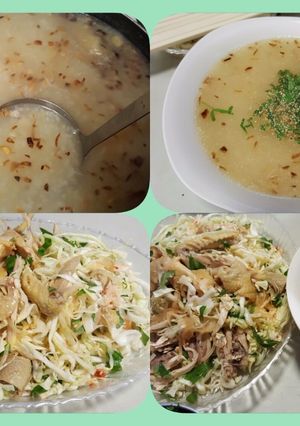 Hình của món Cháo cả nồi, gà nửa con :D.