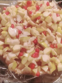 A picture of Mix fruit chaat.
