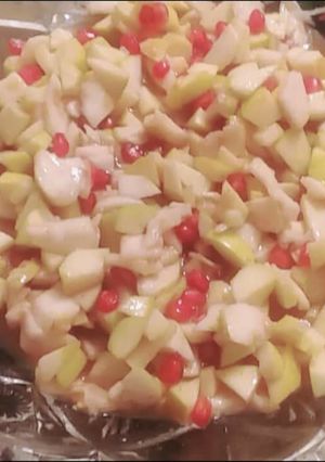 A picture of Mix fruit chaat.