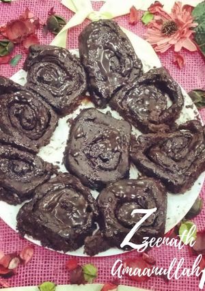A picture of Chocolate Cinnamon Rolls.