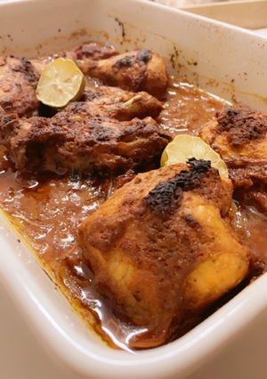 صورة لوصفة دجاج بالسماق والبصل