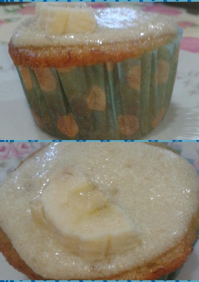 Una foto de Cupcakes de banana