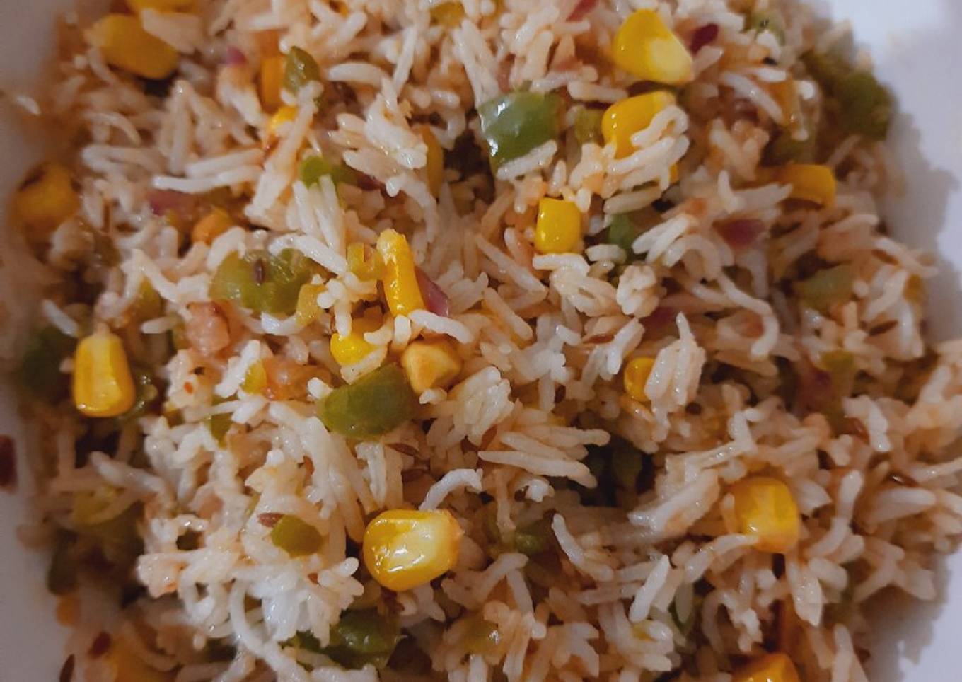 Corn fried rice