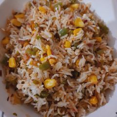 Corn fried rice A picture of Corn fried rice.