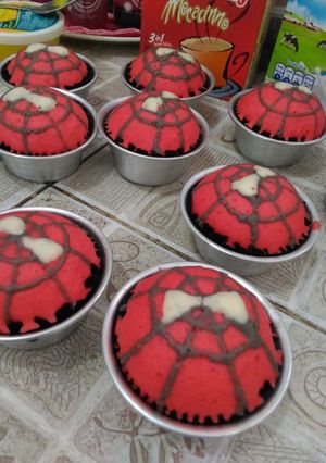 Foto resep Apam 3d alias bolu karakter timbul
