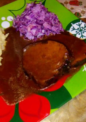 Una foto de Asado Negro (plato tradicional Venezolano)