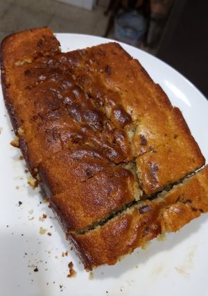Una foto de Panqué con queso crema