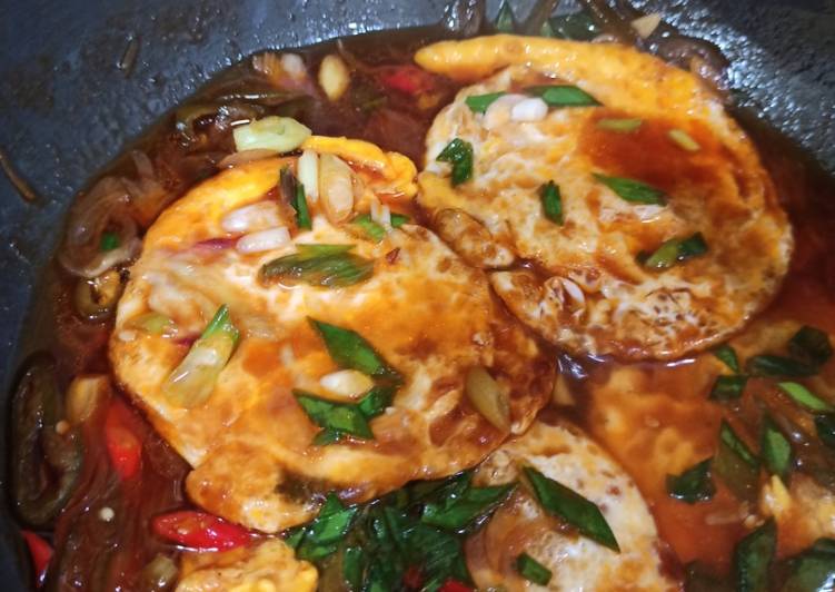 Telur Ceplok Asam Manis