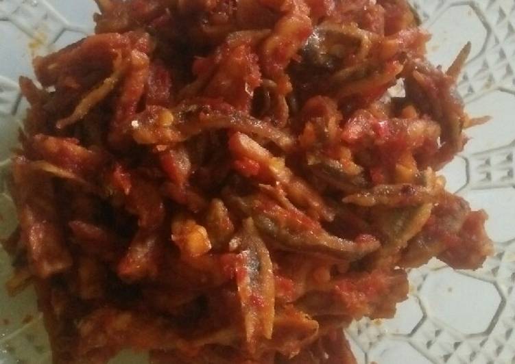 Balado Kering Tempe Teri
