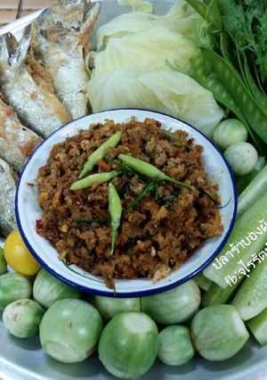 รูปของ ปลาร้าบองผัดไข่หมูสับ (ปลาร้าสับ,แจ่วบอง) โดย:ทำครัวง่ายๆbyจุไรรัตน์