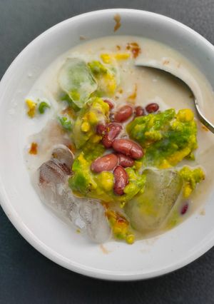 Foto resep Es Kacang Merah Alpukat
