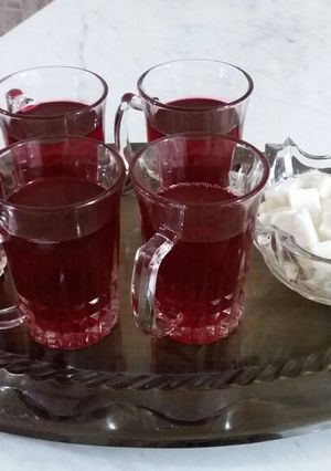عکسی از دستور ژله چای قند پهلو