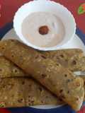 Thepla from leftover Trevti Dal