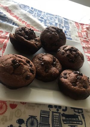 Una foto de Muffins saludables de chocolate