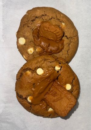 Una foto de Galletas estilo New York con crema Lotus