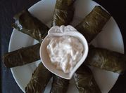 Una foto de hoja de parra