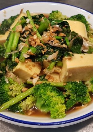 รูปของ ผัดผักเต้าหู้ไข่ vegetarian