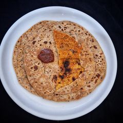 Sattu Paratha A picture of Sattu Paratha.
