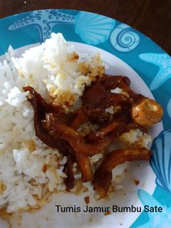 Foto resep Tumis Jamur Bumbu Sate