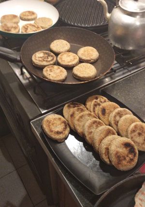 Una foto de Pancitos de avena a la sartén