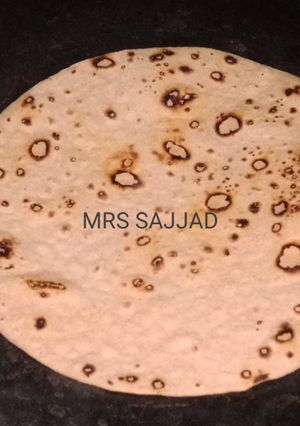 A picture of Soft gandum / chakki aatay ki roti.
