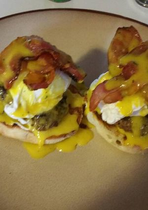 A picture of Eggs Benedict (Minnesota style)!!!!.