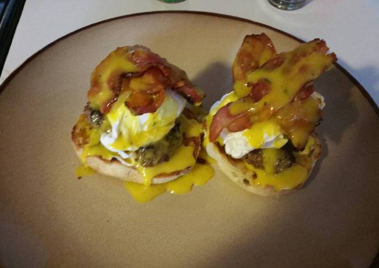 Simple Way to Make Any-night-of-the-week Eggs Benedict (Minnesota style)!!!!