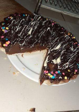 Una foto de Torta de conitos de dulce de leche