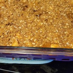 A picture of Angela's Apple Crisp.