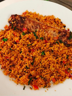 A picture of Jollof Couscous.