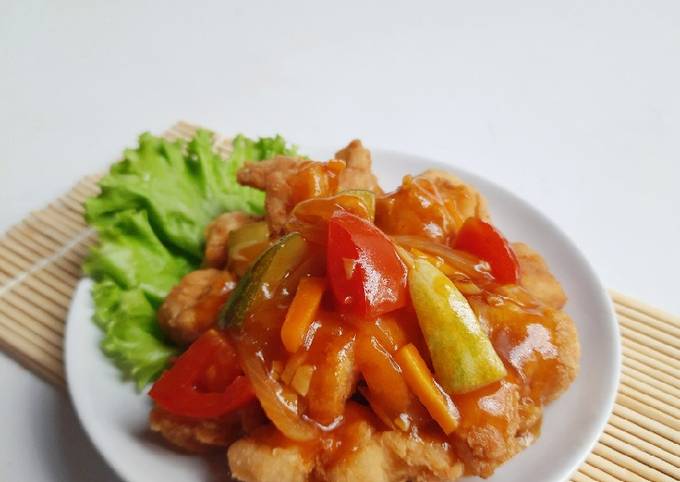 Resep 1036 Ayam Filet Saus Asam Manis Oleh Dapur Ibuk Kayana Cookpad