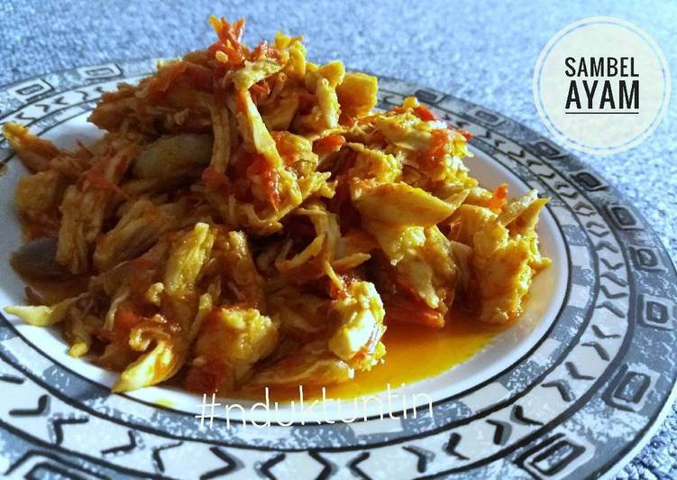 Sambel ayam suwir