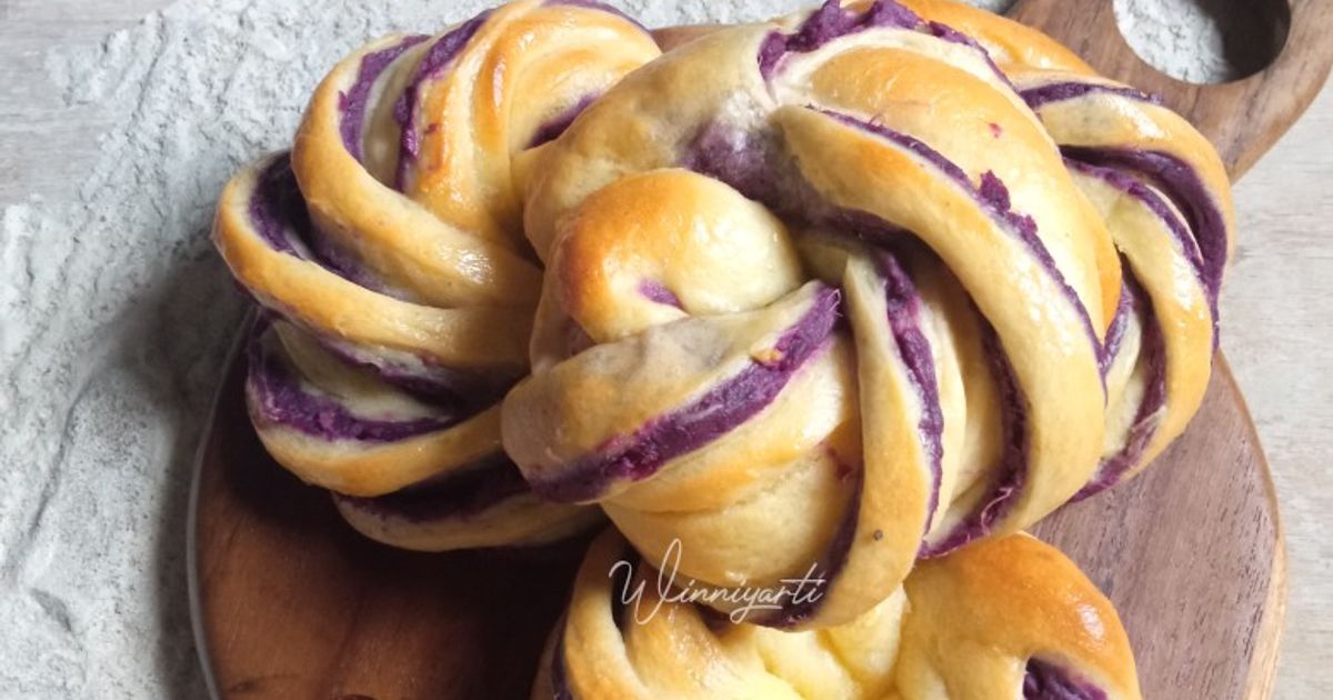 Origin Roti Ube Resep ube roti rumahan enak dan mudah - Cookpad