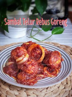 Gambar Sambal Telur Rebus Goreng