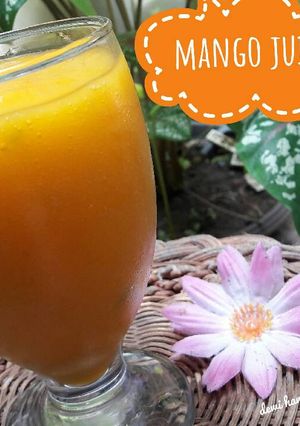 Foto resep Mango juice