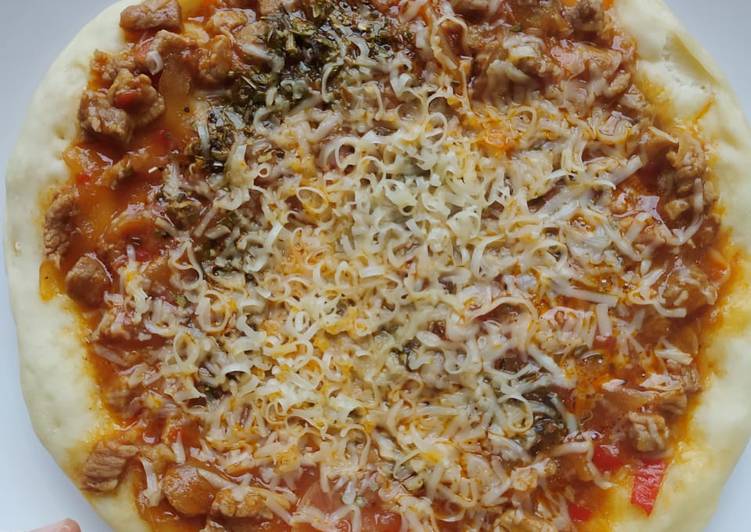 Resep Pizza teflon ♥️, Sempurna