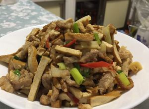 梅花肉炒豆乾 的食譜成品照片